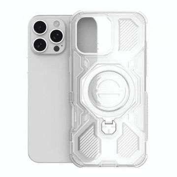 Husa pentru Motorola Edge 60 Fusion / Edge 60, Techsuit, Carbon Shield Pro, Alba