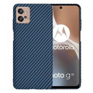 Husa pentru Motorola Moto G32, Techsuit, Carbonite FiberShell, Turcoaz