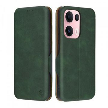 Husa pentru Oppo Reno13 Pro Techsuit Safe Wallet Plus (Verde)