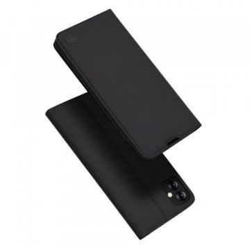 Husa pentru Samsung Galaxy A04e A042 / M04 M045, Techsuit, Magskin Book, Neagra