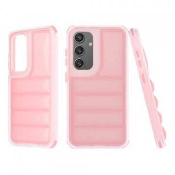 Husa pentru Samsung Galaxy S24 S921, Techsuit, Wave Shield, Roz