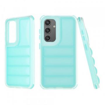 Husa pentru Samsung Galaxy S24 S921, Techsuit, Wave Shield, Turcoaz