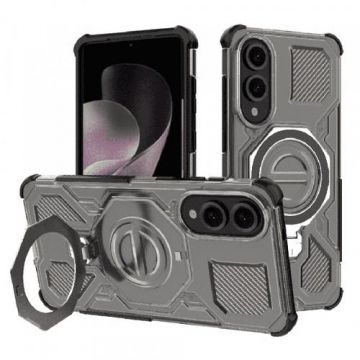 Husa pentru Samsung Galaxy S25 Edge S937 Techsuit Carbon Shield Pro (Gri)