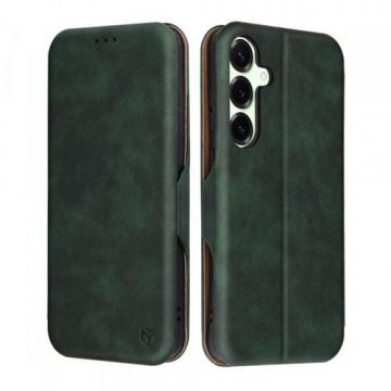 Husa pentru Samsung Galaxy S25+ S936 Techsuit Safe Wallet Plus (Verde)