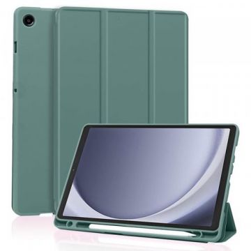Husa pentru Samsung Galaxy Tab A9, Techsuit, Flex Trifold (Verde)