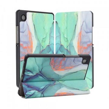 Husa pentru Samsung Galaxy Tab A9, Techsuit, FoldPro Green Time (Multicolor)