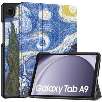 Husa pentru Samsung Galaxy Tab A9 Techsuit FoldPro Starry Night (Multicolor)