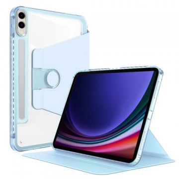 Husa pentru Samsung Galaxy Tab S10 Ultra / Tab S9 Ultra Techsuit Crystal Vision (Albastru/Transparent)