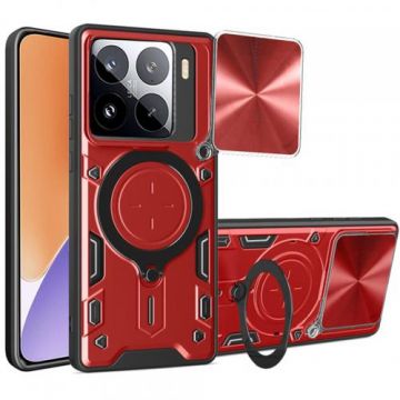 Husa pentru Xiaomi 15, Techsuit, CamGuard Pro (Rosu)