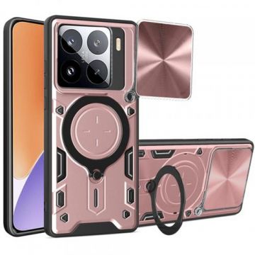 Husa pentru Xiaomi 15, Techsuit, CamGuard Pro (Roz/Auriu)