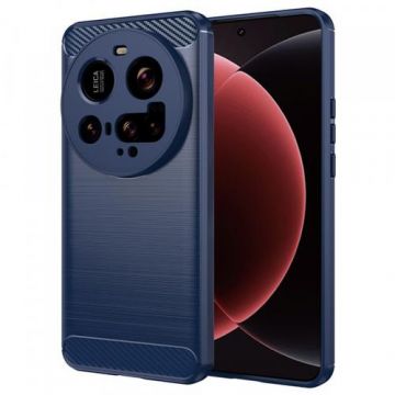 Husa pentru Xiaomi 15 Ultra, Techsuit, Carbon (Albastru)