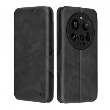 Husa pentru Xiaomi 15 Ultra, Techsuit, Safe Wallet Plus, Neagra