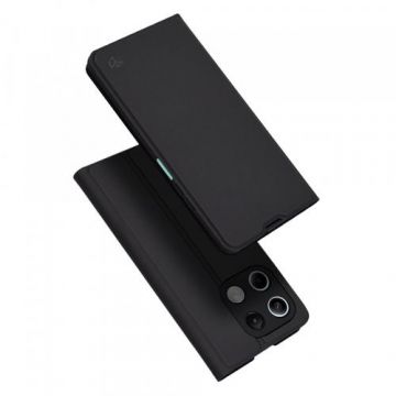 Husa pentru Xiaomi Redmi Note 13 5G, Techsuit, Magskin Book, Neagra