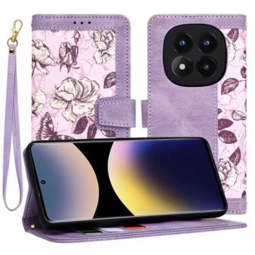 Husa pentru Xiaomi Redmi Note 14 Pro 4G Techsuit FlipCraft (Mov)