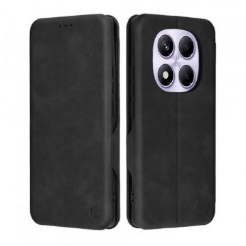 Husa pentru Xiaomi Redmi Note 14 Pro 4G Techsuit Safe Wallet Plus (Negru)