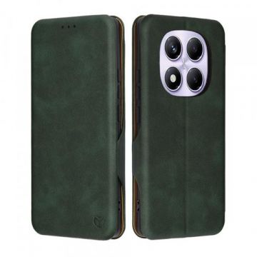 Husa pentru Xiaomi Redmi Note 14 Pro 4G Techsuit Safe Wallet Plus (Verde)