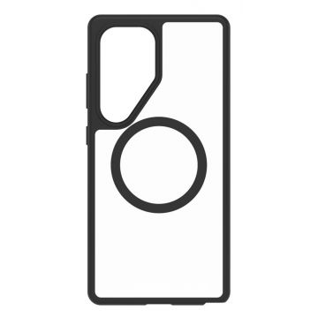 Husa Protectie Spate Samsung React Magnet GP-FPS938OBJTW pentru Galaxy S25 Ultra, Qi2 (Negru/Transparent)