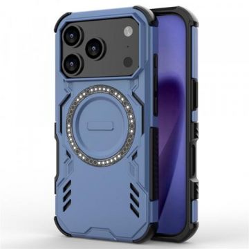 Husa Techsuit ArmorMag MagSafe pentru Apple iPhone 17 Pro, Albastra