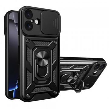 Husa Techsuit CamShield pentru Apple iPhone 17, Neagra