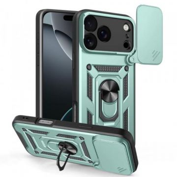 Husa Techsuit CamShield pentru Apple iPhone 17 Pro Max, Verde