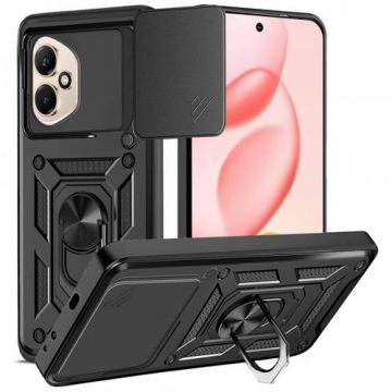 Husa Techsuit CamShield pentru Honor 400, Neagra