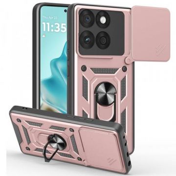 Husa Techsuit CamShield pentru Motorola Edge 60 Fusion / Edge 60, Roz