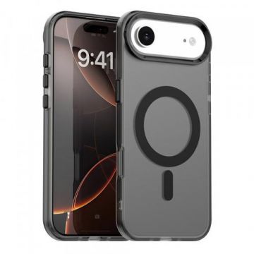 Husa Techsuit CandyCase MagSafe pentru Apple iPhone 17 Air, Neagra