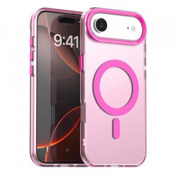 Husa Techsuit CandyCase MagSafe pentru Apple iPhone 17 Air, Roz