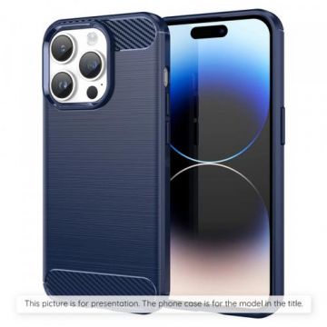 Husa Techsuit Carbon pentru Honor 400 Pro, Albastra