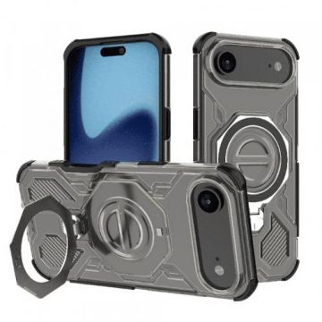 Husa Techsuit Carbon Shield Pro pentru Apple iPhone 17 Air, Neagra
