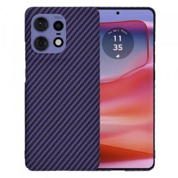 Husa Techsuit Carbonite FiberShell pentru Motorola Edge 50 Pro, Mov