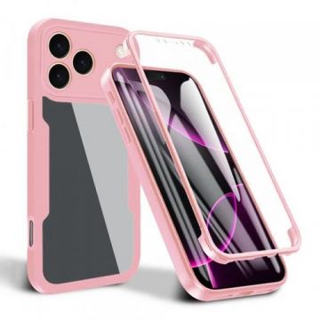 Husa Techsuit ColorVerse 360 pentru Apple iPhone 17 Pro Max, Roz