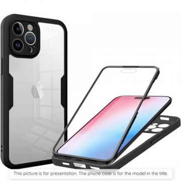 Husa Techsuit ColorVerse 360 pentru Honor 400 Pro, Neagra