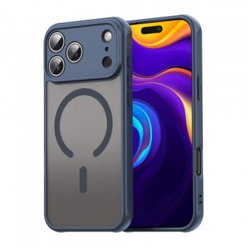 Husa Techsuit,HaloFrost II MagSafe pentru Apple iPhone 17 Pro, Albastru