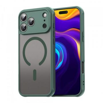 Husa Techsuit HaloFrost II MagSafe pentru Apple iPhone 17 Pro Max,  Verde