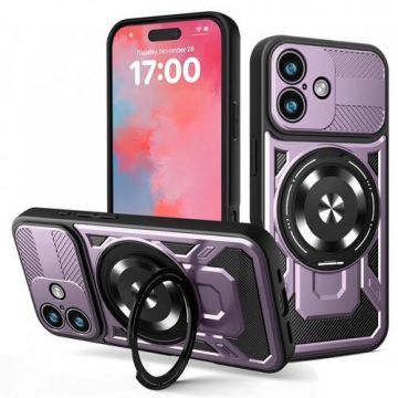 Husa Techsuit RuggedCam pentru Apple iPhone 17, Mov