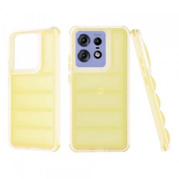 Husa Techsuit Wave Shield pentru Motorola Edge 50 Pro, Galben