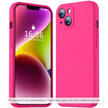 Husa MagSafe pentru Apple iPhone 17 Pro, Techsuit, SoftFlex, Roz Inchis