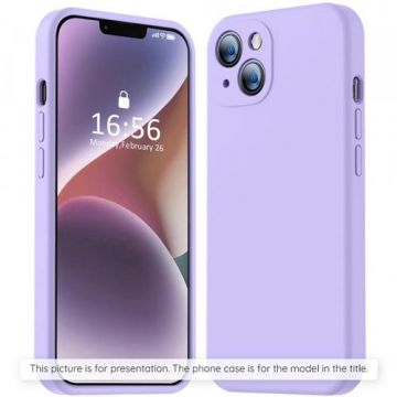 Husa MagSafe pentru Apple iPhone 17, Techsuit, SoftFlex, Mov Deschis