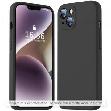 Husa MagSafe pentru Apple iPhone 17, Techsuit, SoftFlex, Neagra