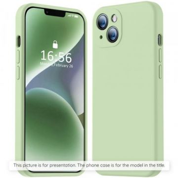 Husa MagSafe pentru Apple iPhone 17, Techsuit, SoftFlex, Verde Deschis