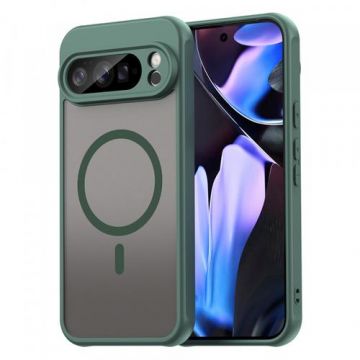 Husa MagSafe pentru Google Pixel 10 Pro XL, Techsuit, HaloFrost II (Verde)