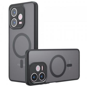 Husa MagSafe pentru Oppo A5 Pro 4G / A5 Pro, Techsuit, PureFrost, Neagra