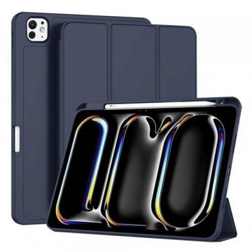 Husa pentru Apple iPad Pro 11 (2024) Techsuit Flex Trifold (Albastru)