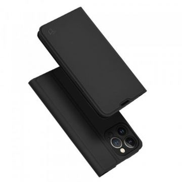 Husa pentru Apple iPhone 13 Pro, Techsuit, Magskin Book, Neagra