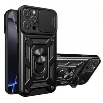 Husa pentru Apple iPhone 16 Pro Max, Techsuit, CamShield, Neagra