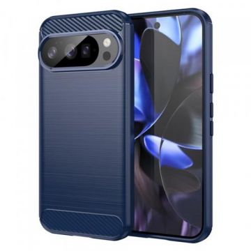 Husa pentru Google Pixel 10 Pro / 10, Techsuit, Carbon (Albastru)