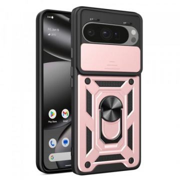 Husa pentru Google Pixel 10 Pro XL, Techsuit, CamShield (Roz)