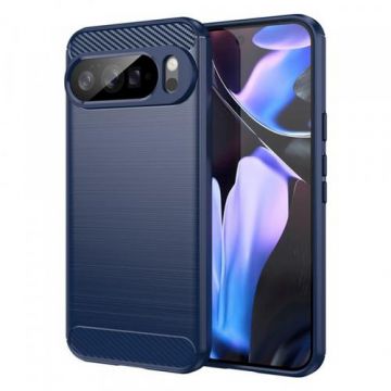 Husa pentru Google Pixel 10 Pro XL, Techsuit, Carbon (Albastru)