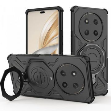 Husa pentru Honor X9c / Magic7 Lite Techsuit Carbon Shield Pro (Negru)